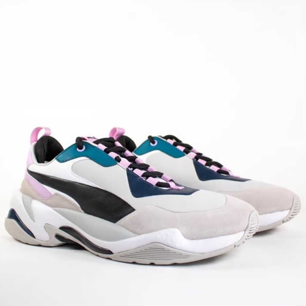 Puma Thunder Rive Gauche Womens
Synthetic Lace Up Trainers 369452 01 - Picture 2 of 16